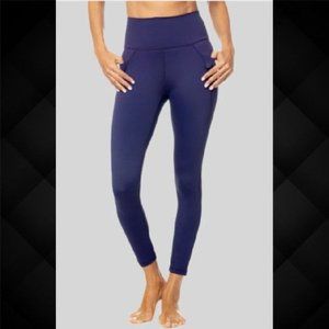 VIE ACTIVE LILI Ink Blue 7/8 Leggings Size S NWT